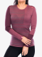 Bluza de corp femei Ortovox 185 Rock N Wool Long Sleeve - mountain rose