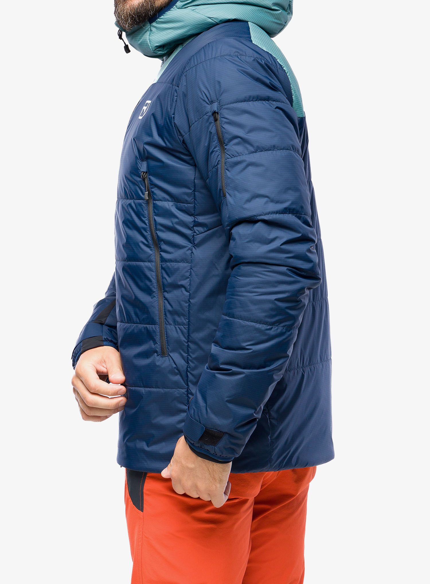 Geaca schi Ortovox Swisswool Zinal Jacket - deep ocean