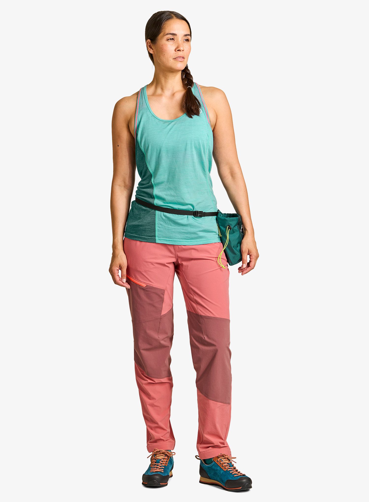 Sac magneziu Ortovox Trad Chalkbag - pacific green