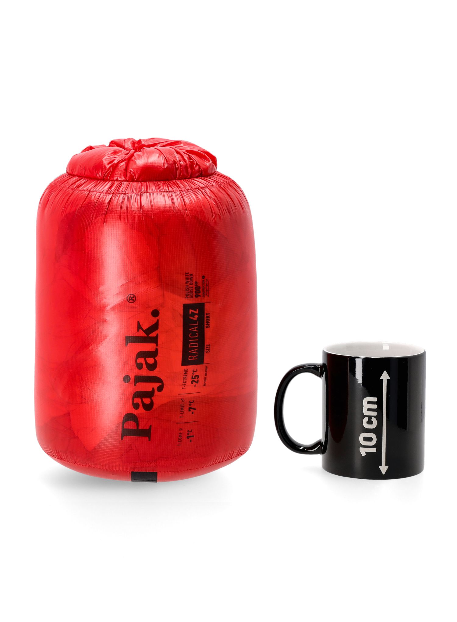 Sac de dormit matlasat Pajak Radical 4Z (165 cm) - red