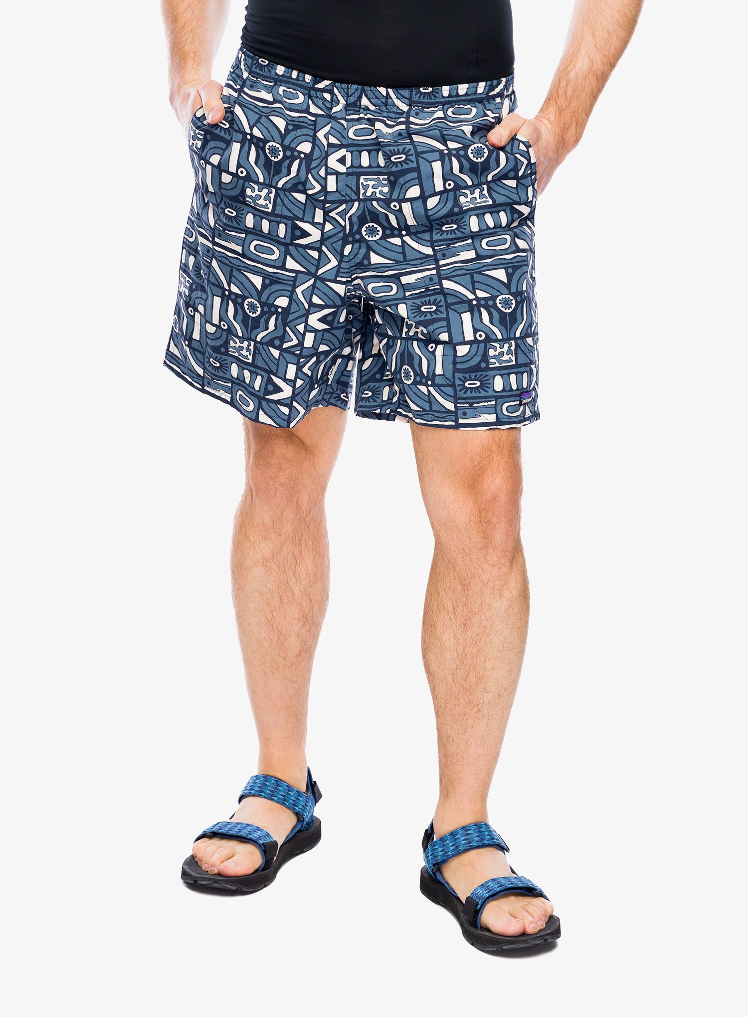 Pantaloni scurti barbati Patagonia Baggies Longs 7 - visions/navy