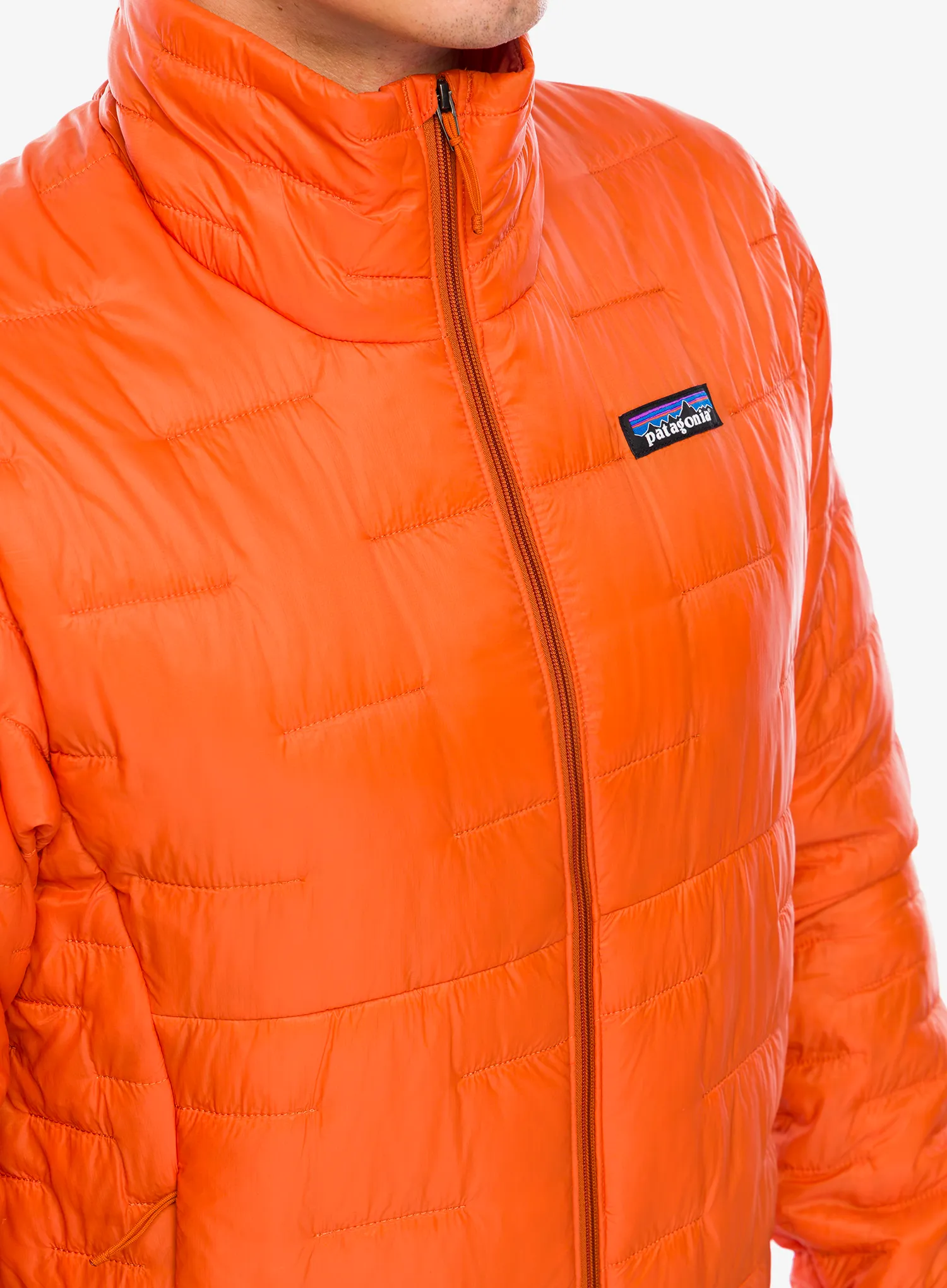 Geaca izolată Patagonia Micro Puff Jacket - redtail rust