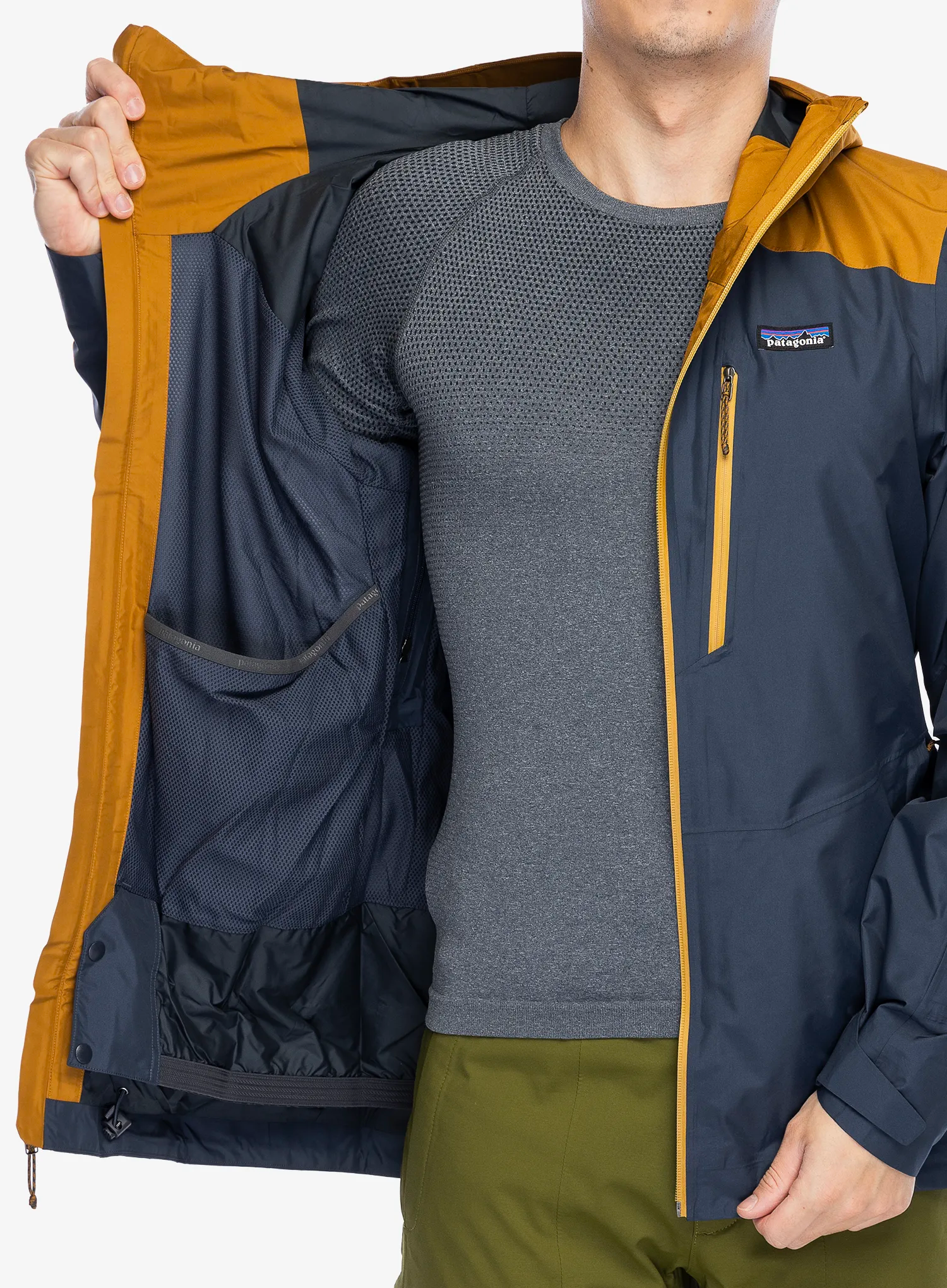 Geaca schi Patagonia Powder Town Jacket - smolder blue