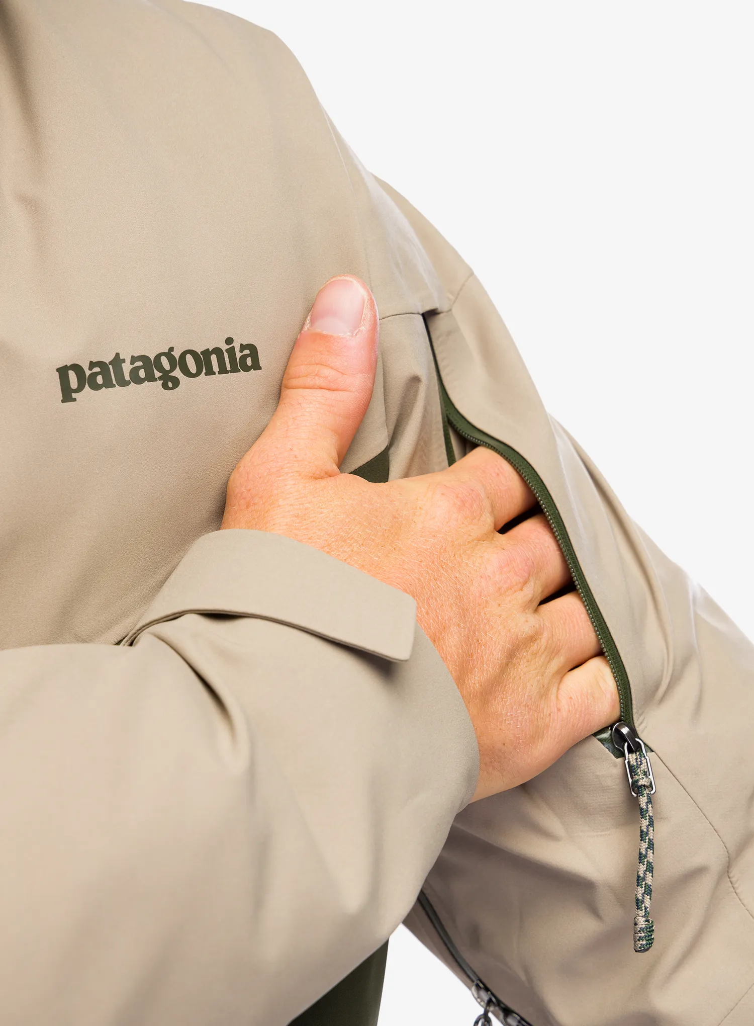 Geaca schi de tura Patagonia SnowDrifter Jacket - seabird grey