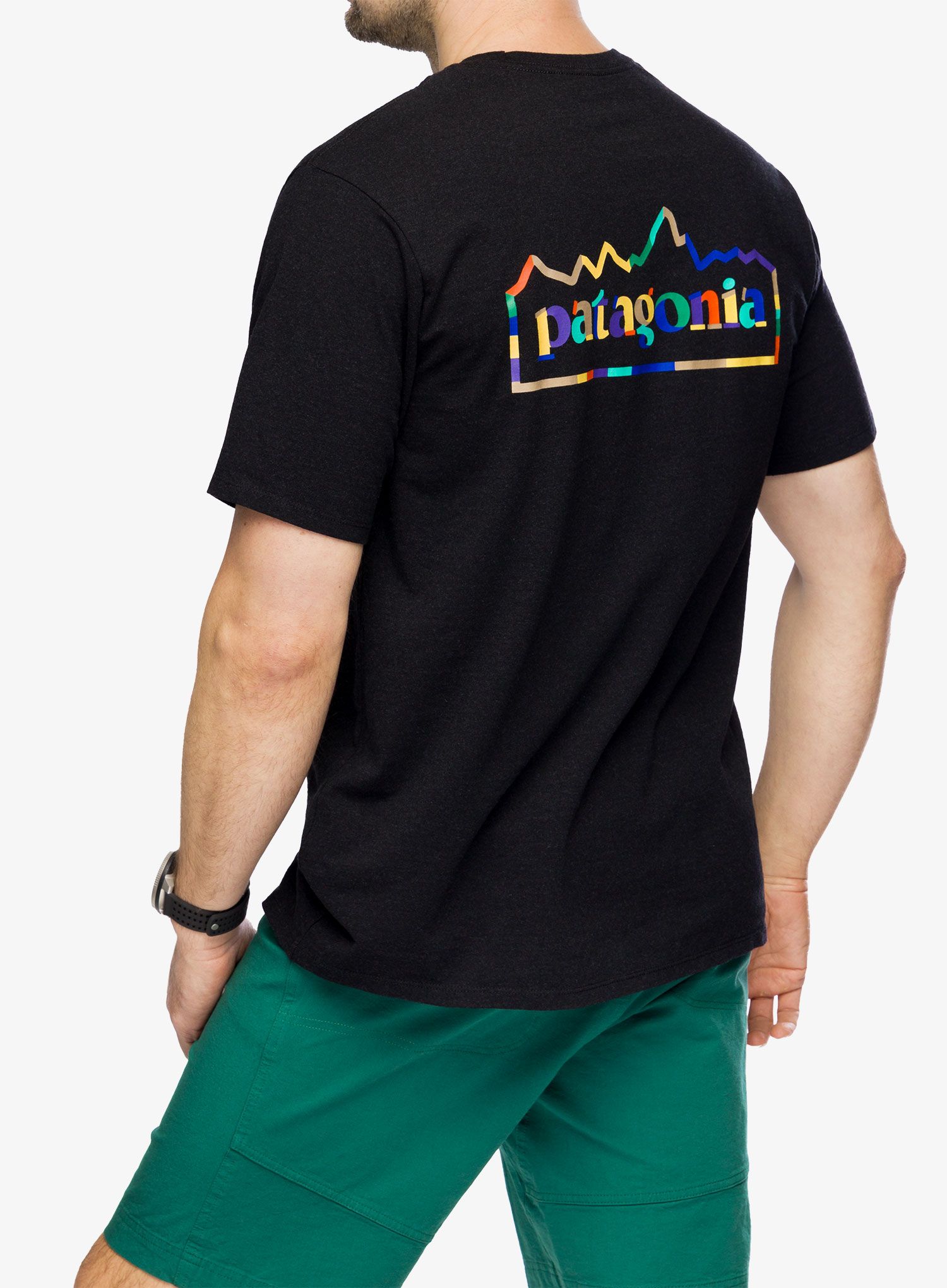 Tricou cu imprimeu Patagonia Unity Fitz Responsibili-Tee - ink black