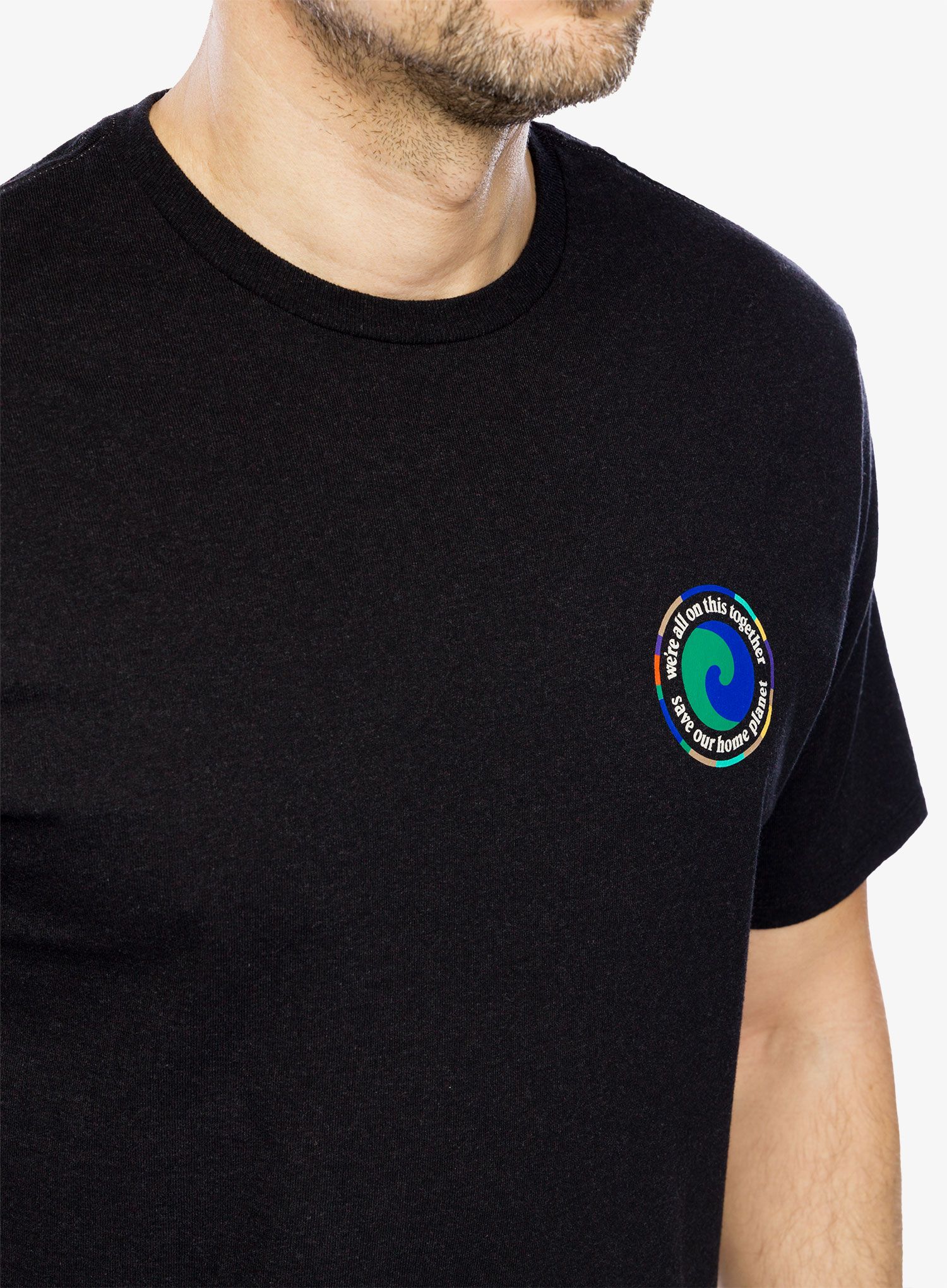 Tricou cu imprimeu Patagonia Unity Fitz Responsibili-Tee - ink black