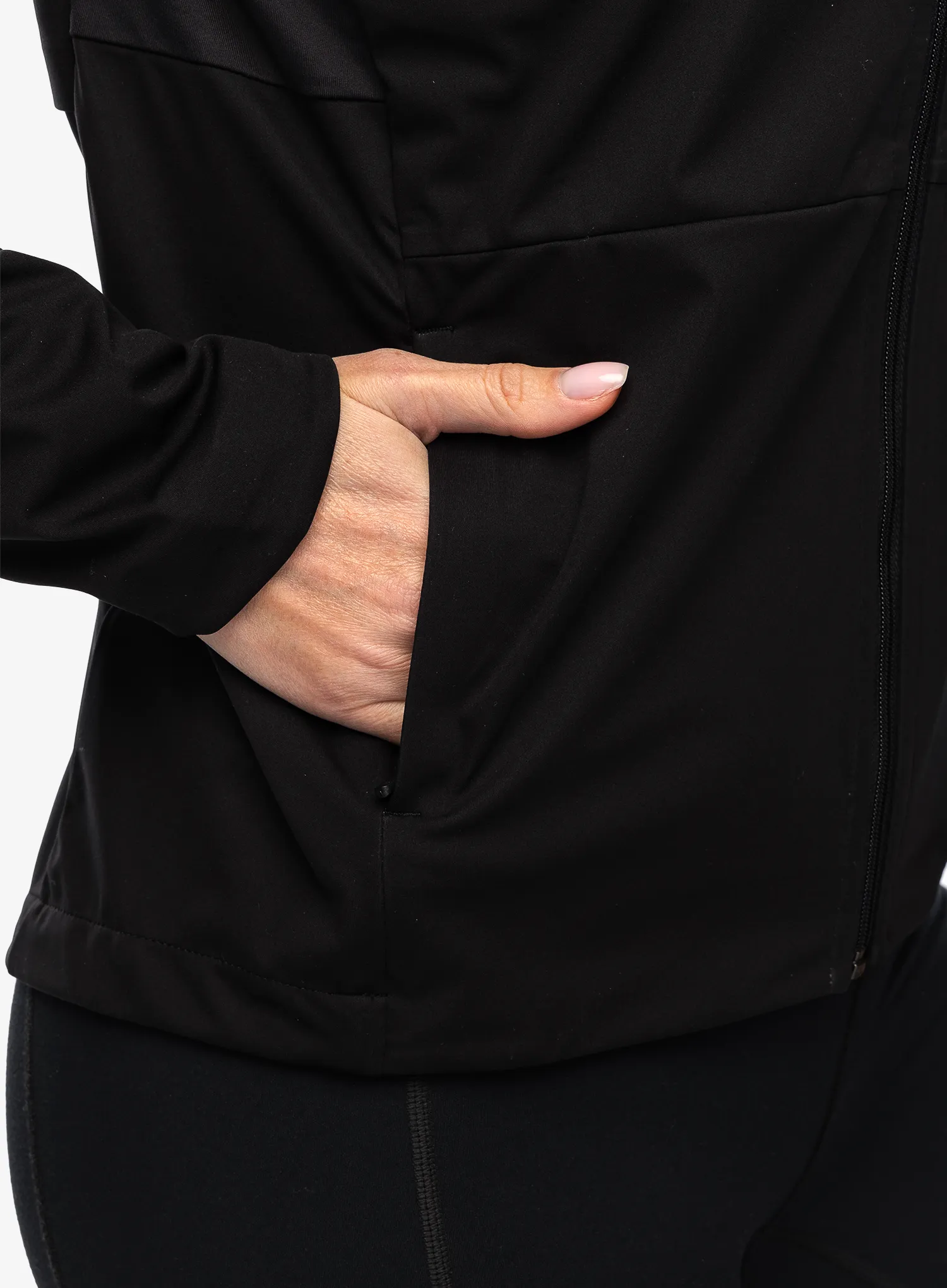Geaca alergare femei Patagonia Wind Shield Jacket - black