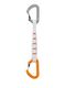 Buclă echipată escalada Petzl Ange Finesse 17cm - orange/grey