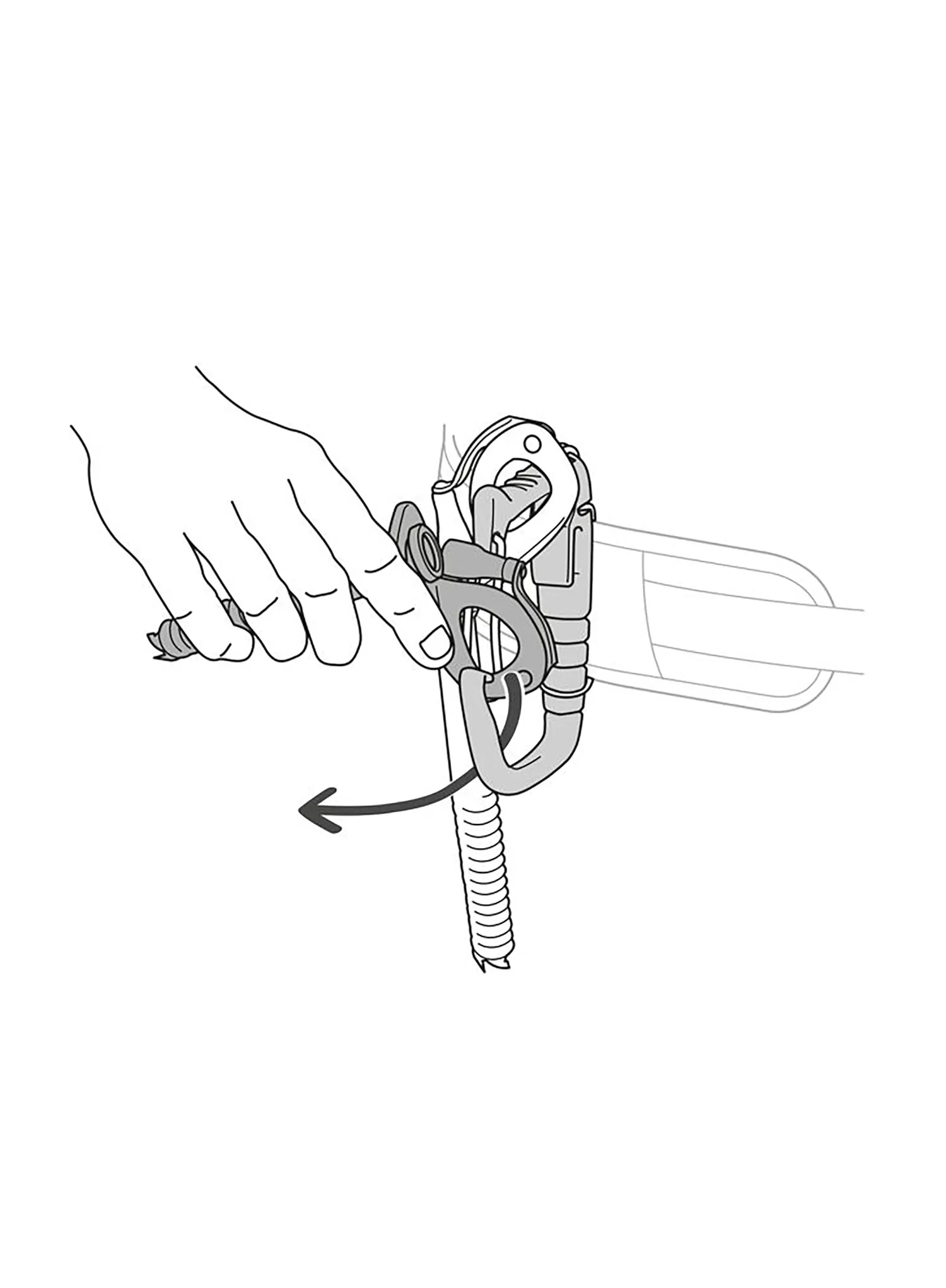 Carabinier hardware Petzl Caritool Evo - black