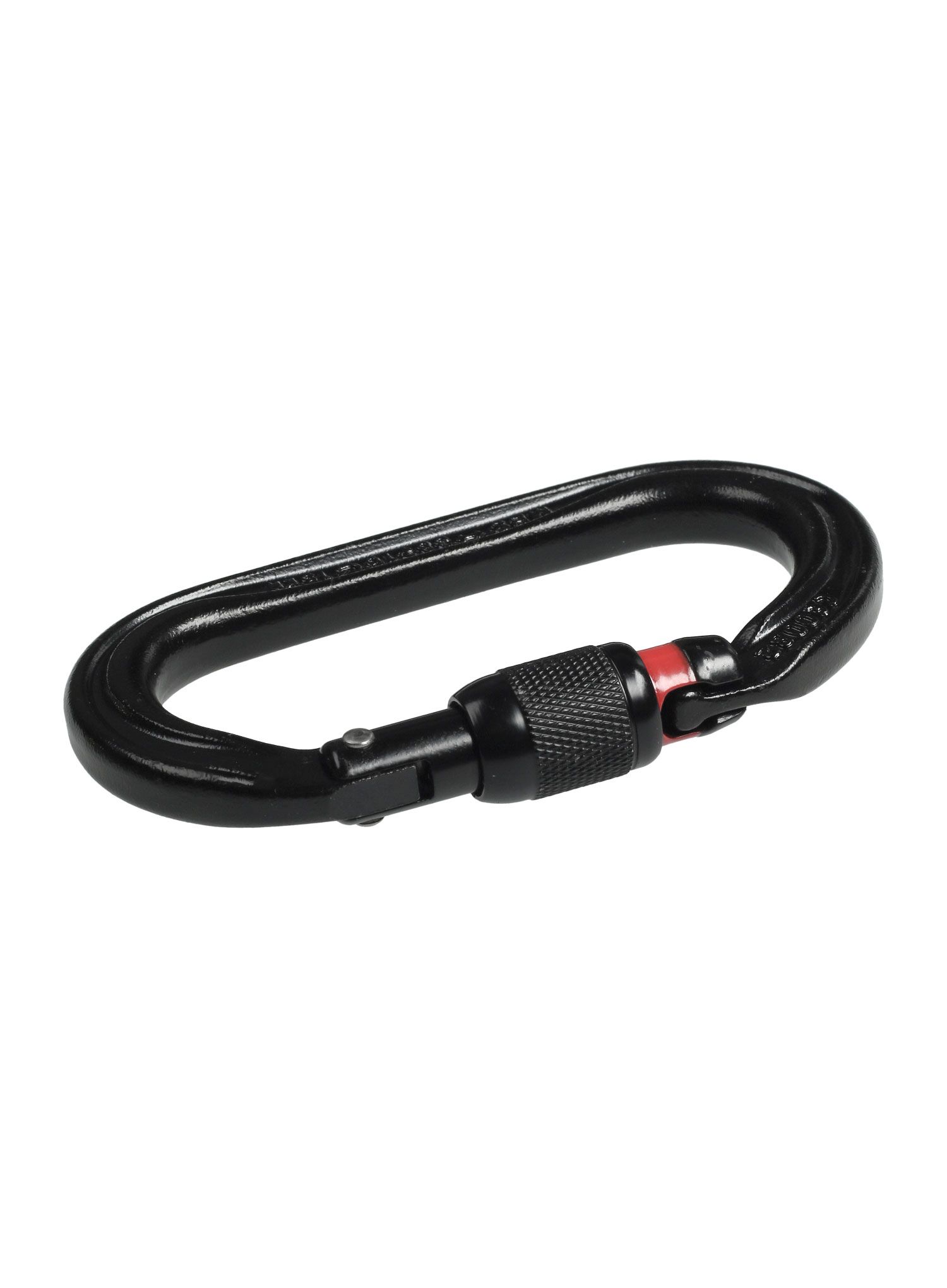 Carabină Petzl Oxan Screw-Lock - black