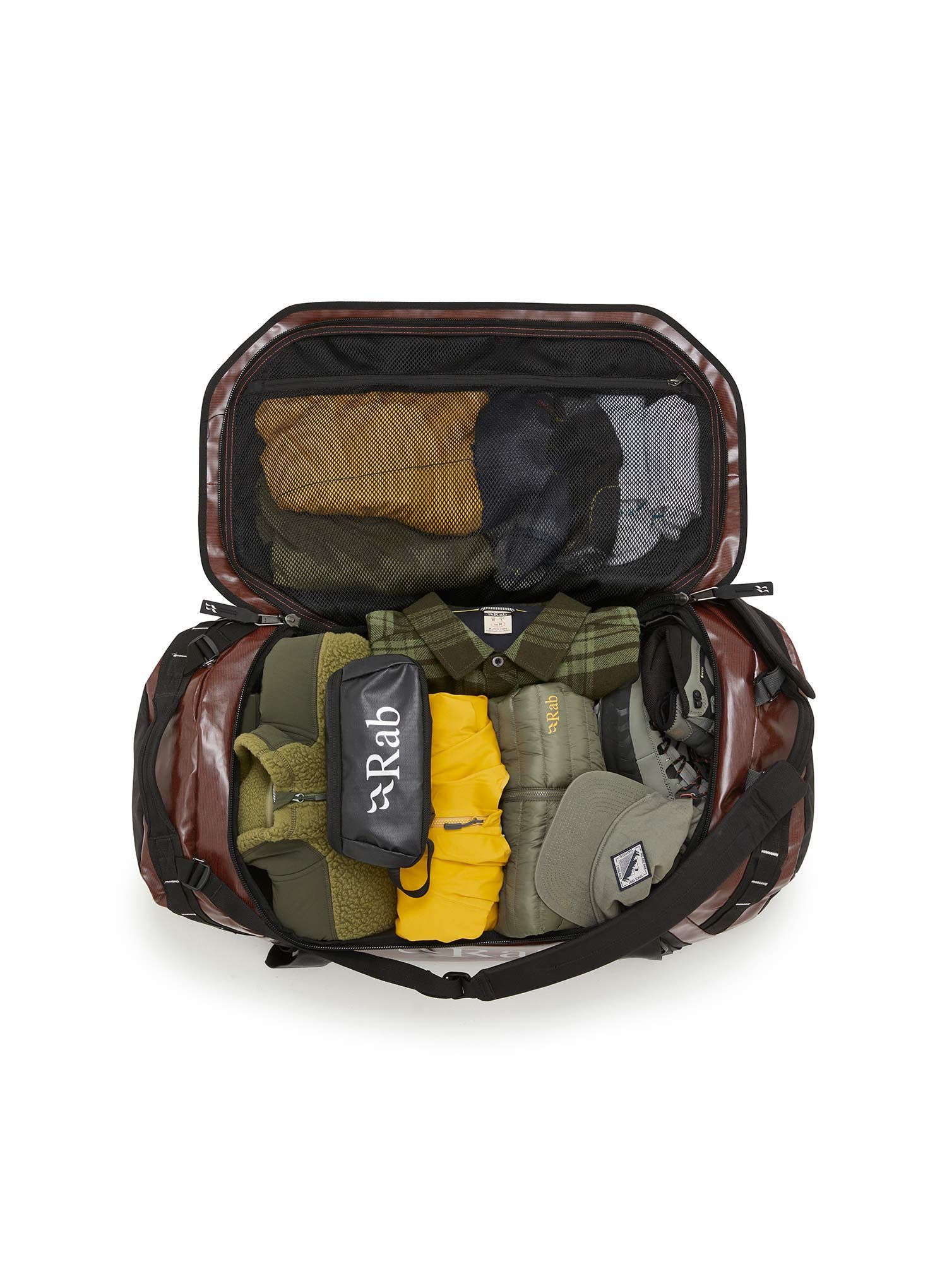 Geanta voiaj Rab Expedition Kitbag II 80 - red clay
