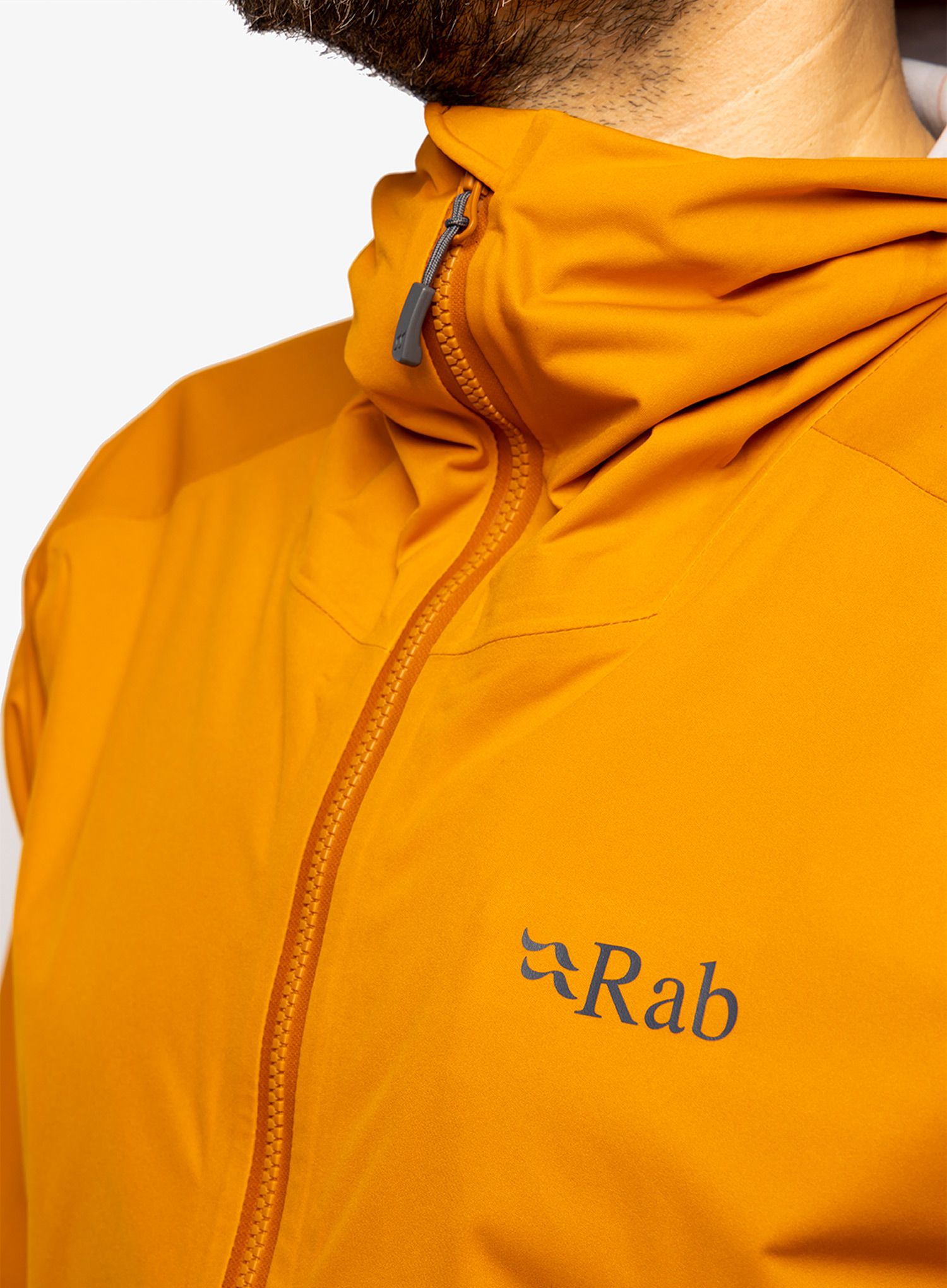 Scurta de ploaie Rab Kinetic Alpine 2.0 Jacket - marmalade