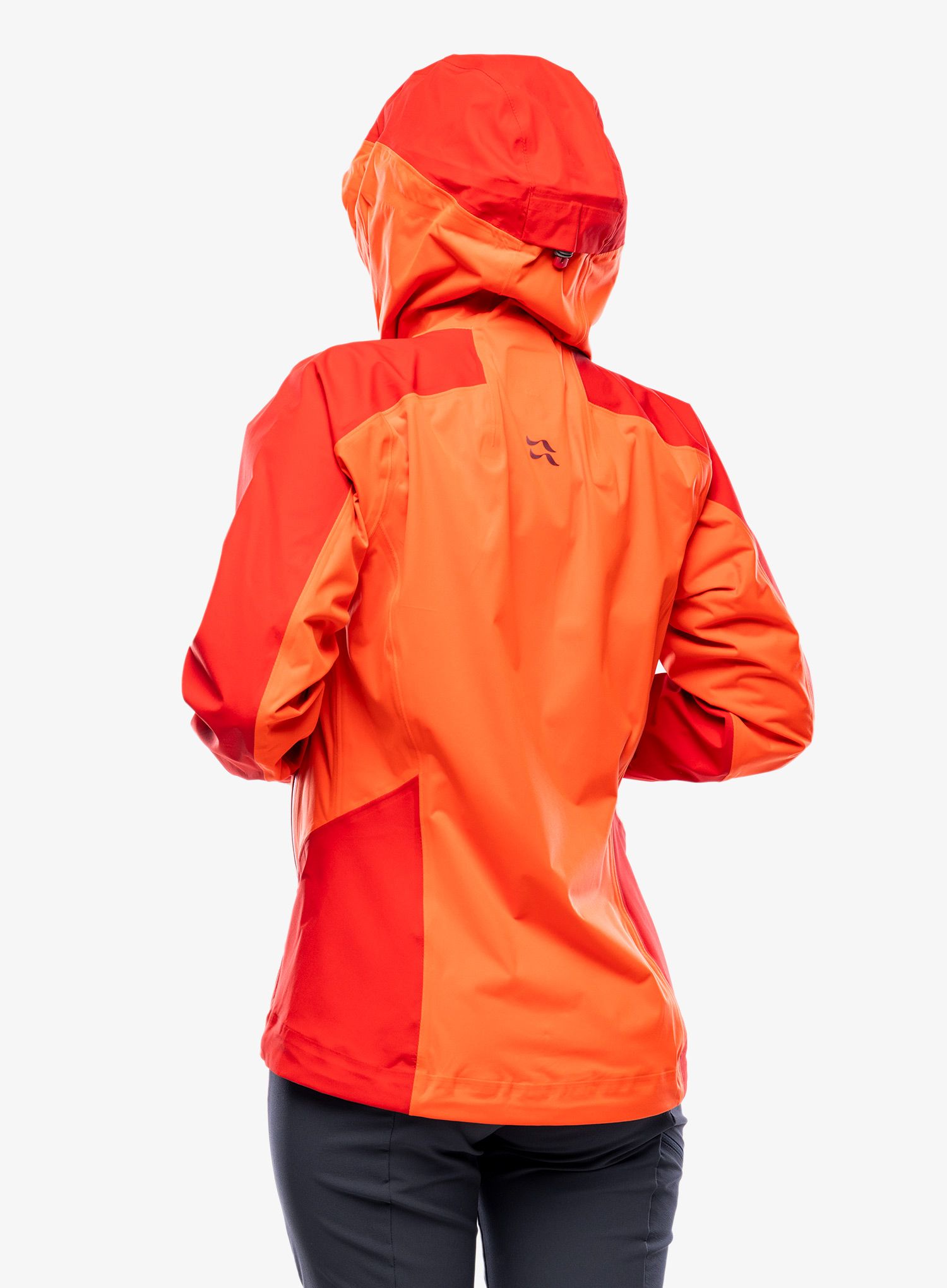 Geaca de ploaie femei Rab Kinetic Alpine 2.0 Jacket - red grapefruit