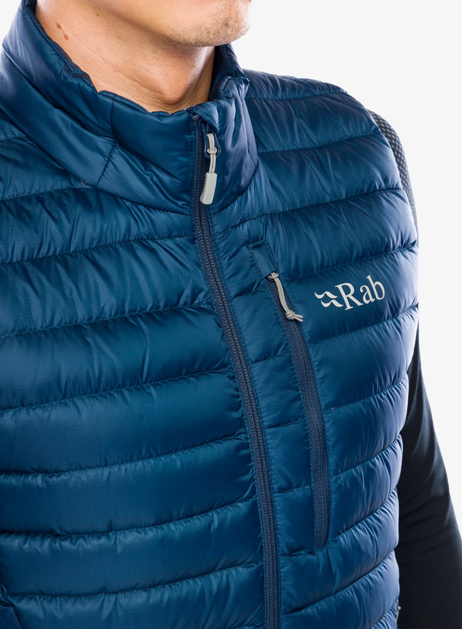 Vesta matlasata barbati Rab Microlight Vest - tempest blue