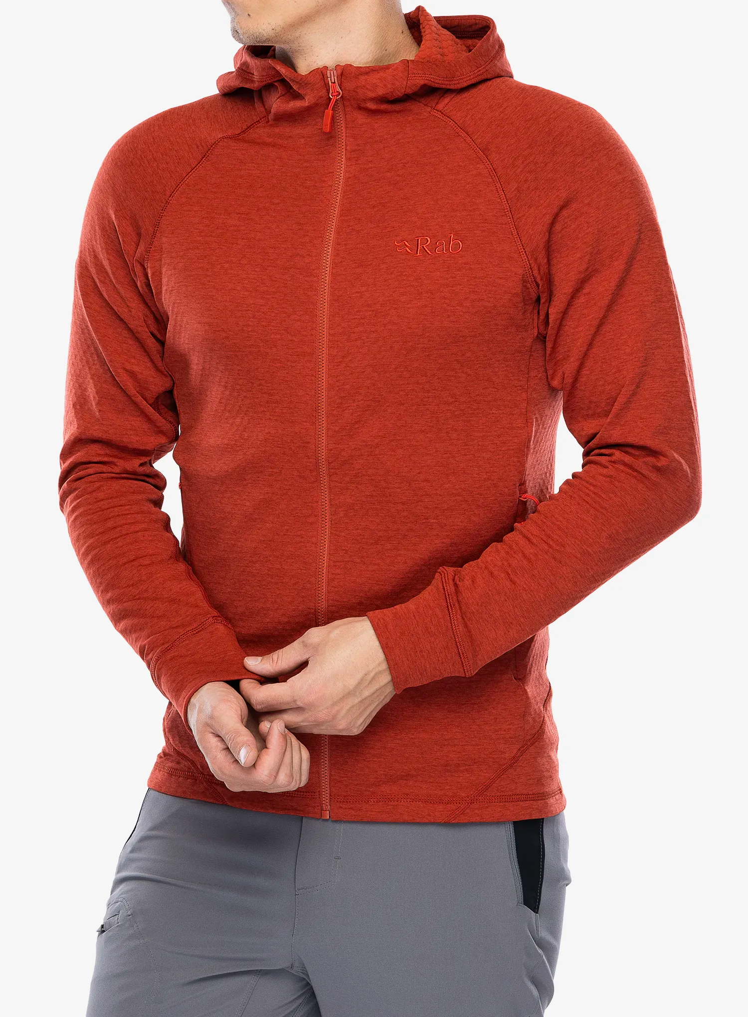 Hanorac cu gluga Rab Nexus Hoody - tuscan red