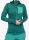Hanorac cu gluga femei Rab Superflux Hoody - green slate