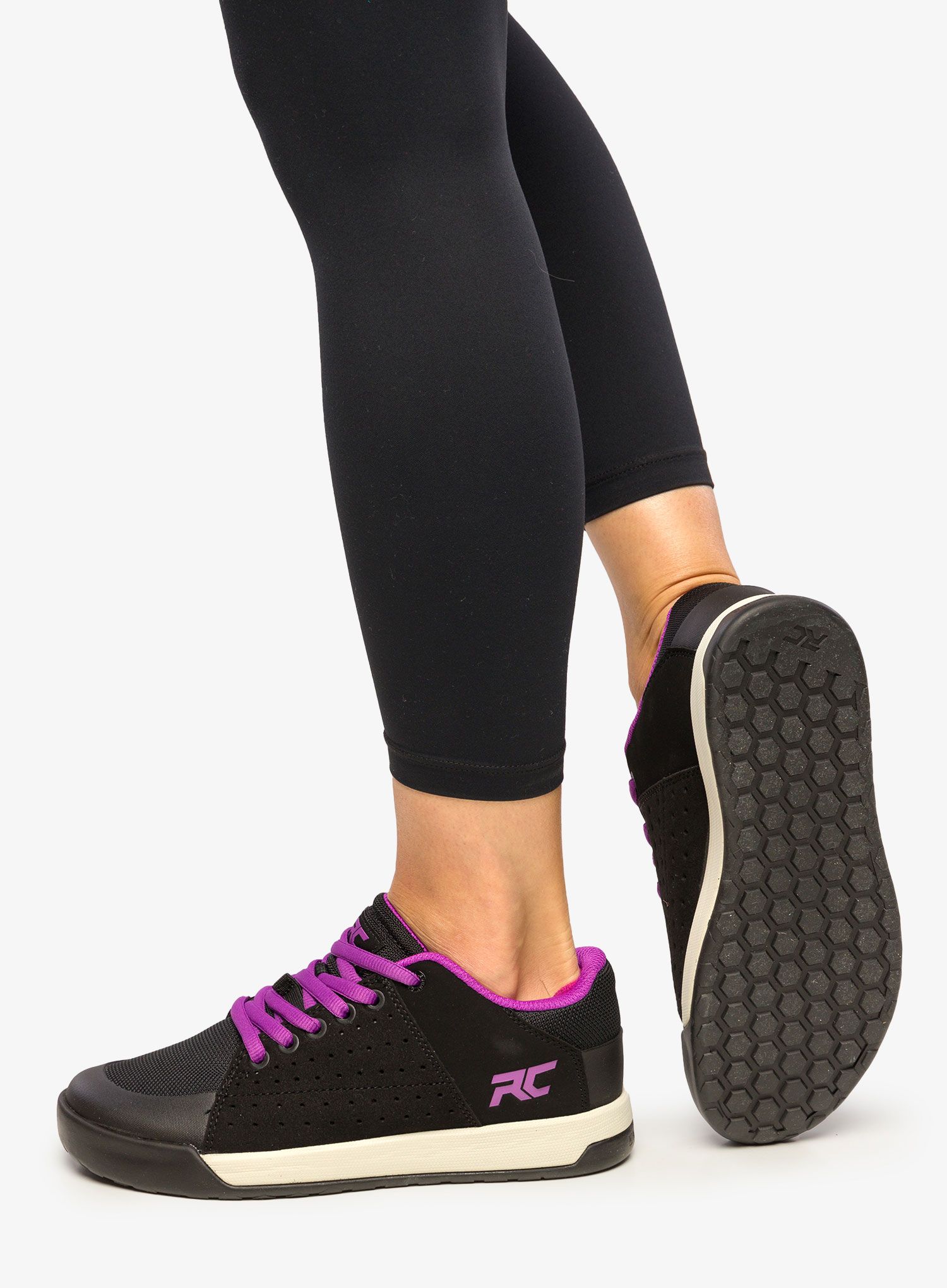 Pantofi ciclism Ride Concepts Livewire - black/purple