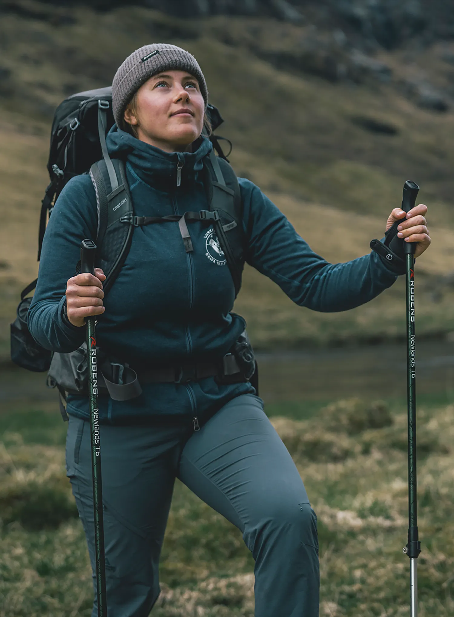 Bețe trekking aluminiu Robens Newlands T6 - black