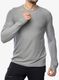 Hanorac Royal Robbins Amp Lite Crew L/S - lt pewter htr