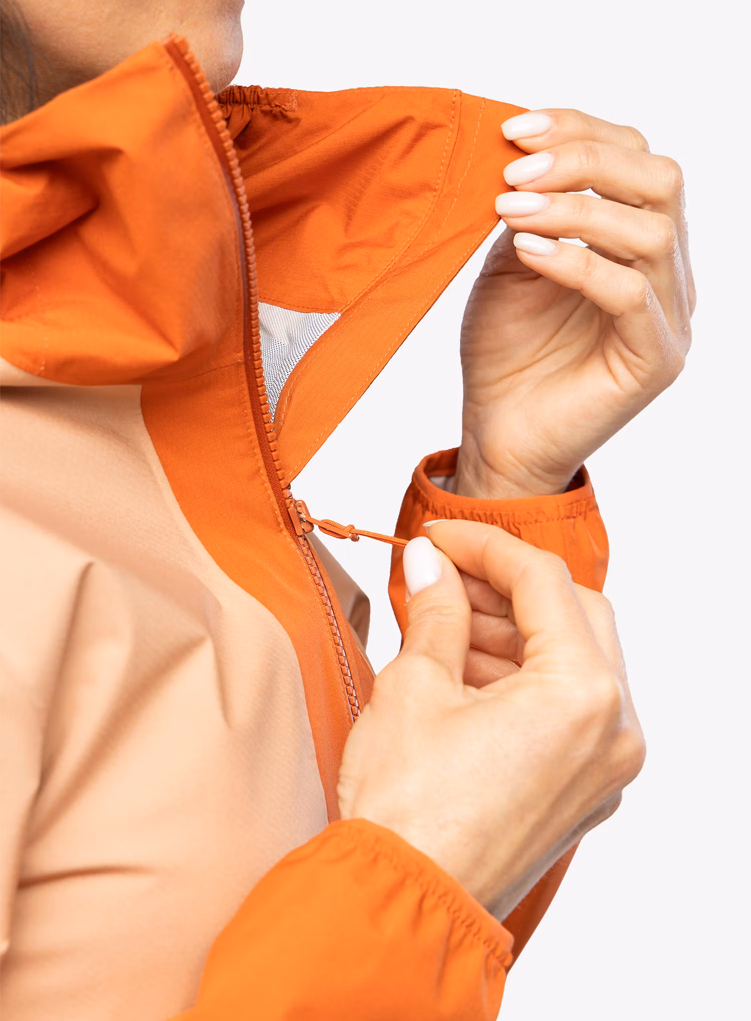 Geaca de ploaie femei SCOTT Explorair Light Dryo 2.5L - orange/rose