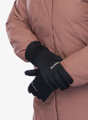 Mănuși alergare Salomon Cross Warm Glove - deep black