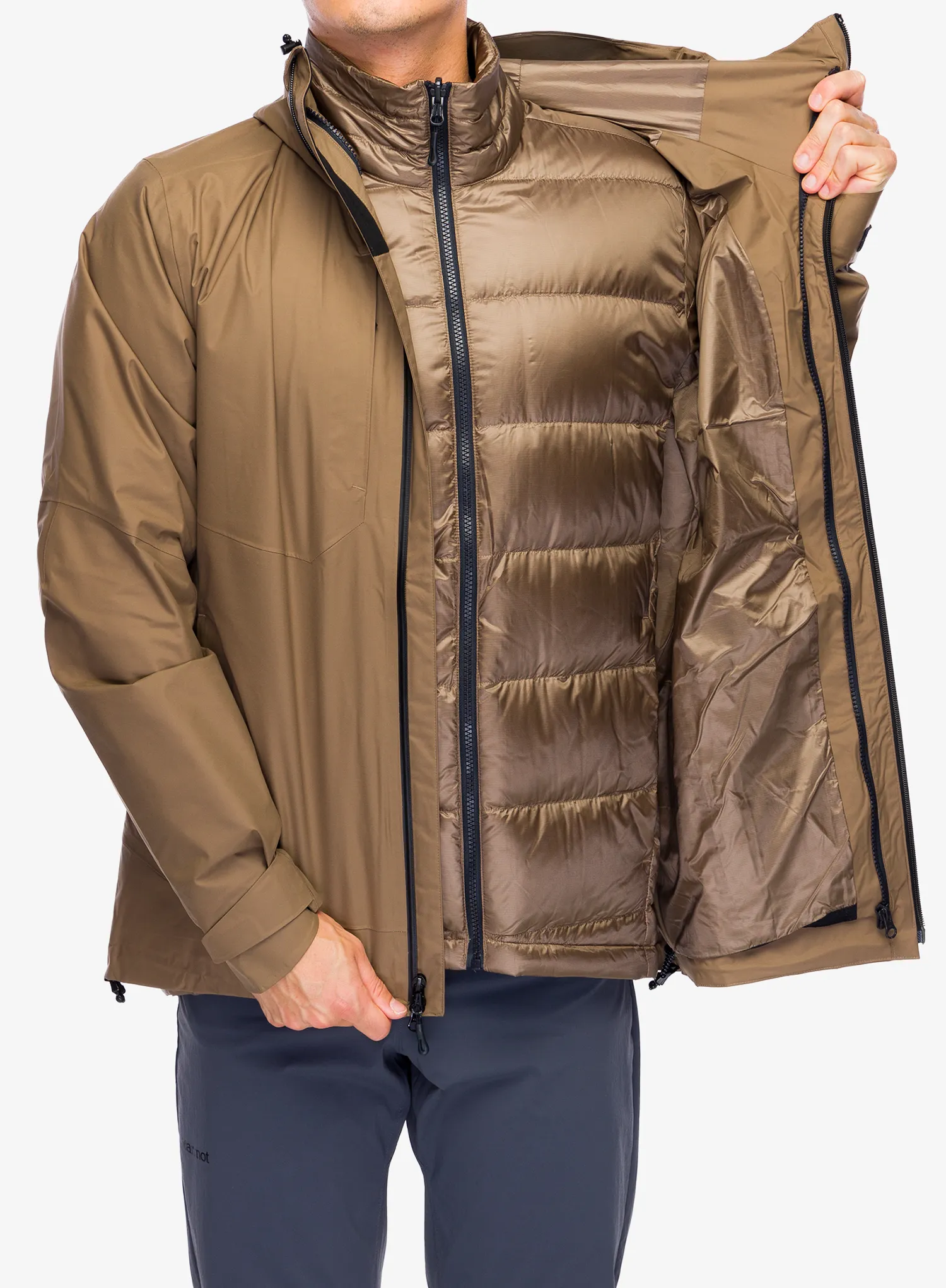 Geaca 3 in 1 Salomon Patroller 3in1 Down - shitake