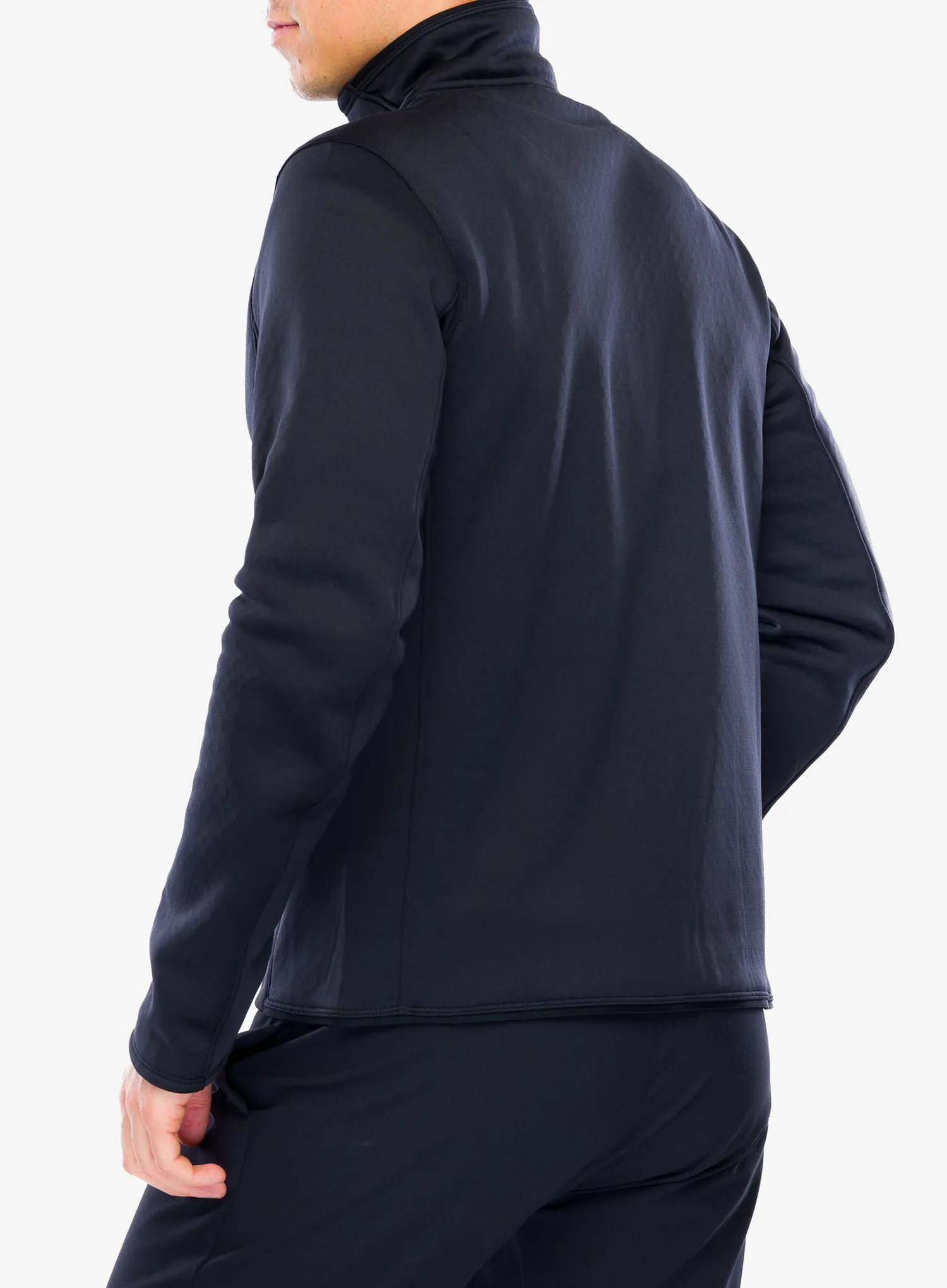 Hanorac descheiat Salomon Essential Warm Fz Mid - deep black