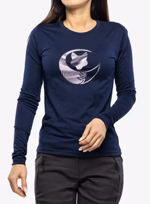 Hanorac Sensor Merino Active PT Tee LS Fox - deep blue
