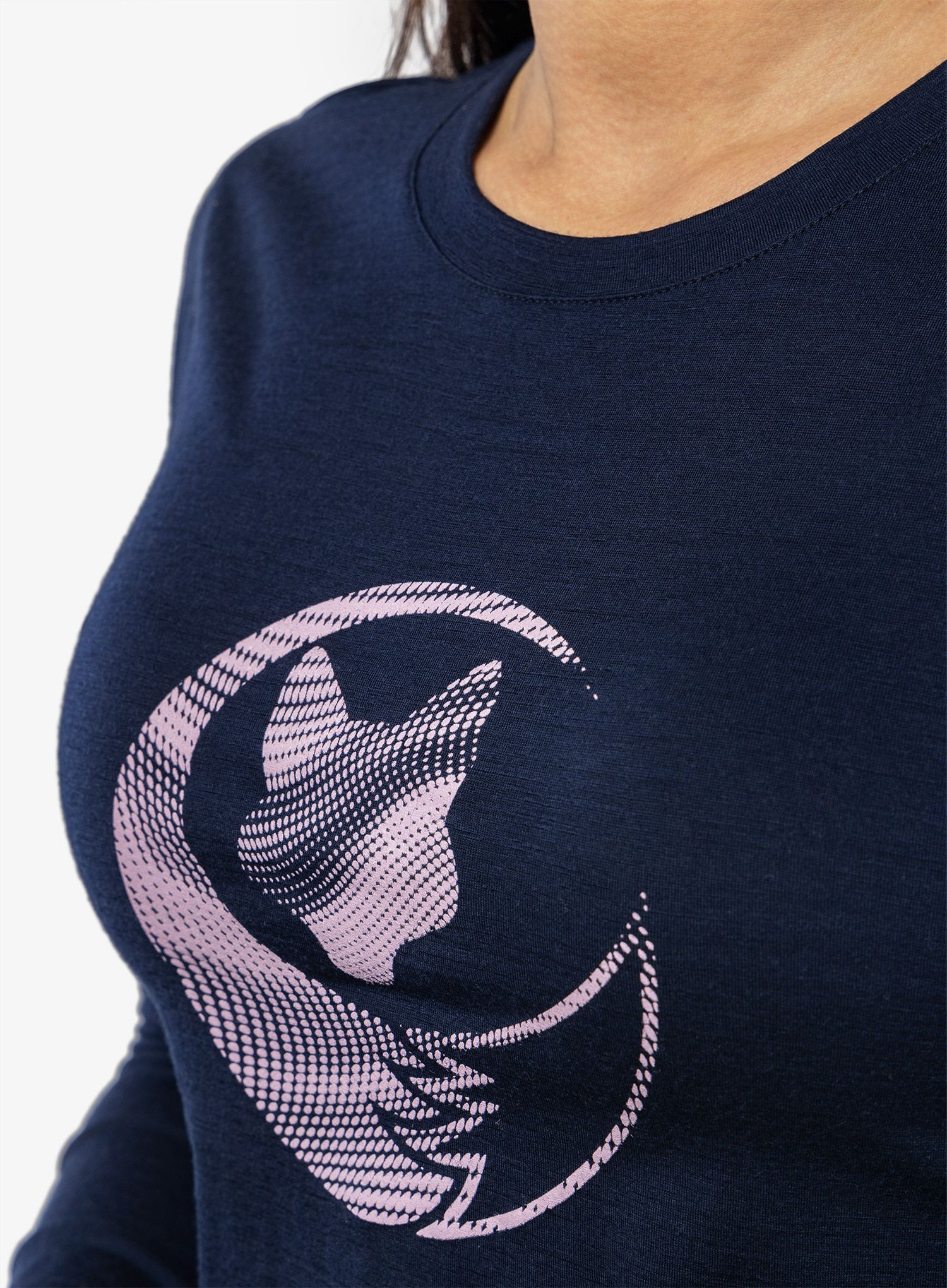 Hanorac Sensor Merino Active PT Tee LS Fox - deep blue