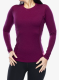 Bluza de corp Sensor Merino DF Tee L/S - lilla