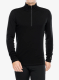 Bluza de corp Smartwool Classic Thermal Merino Base Layer 1/4 Zip Boxed - black