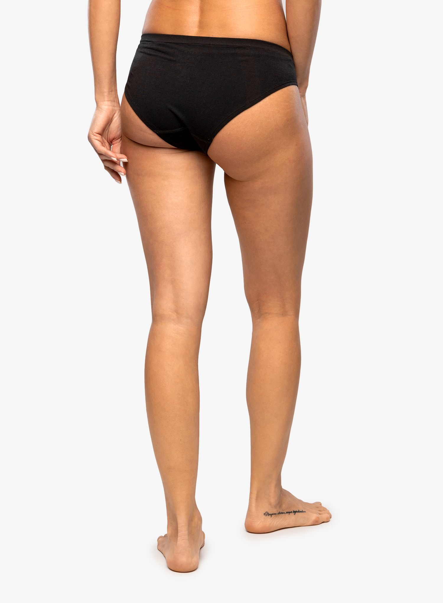 Chiloti termici femei Smartwool Intraknit Bikini Boxed - black
