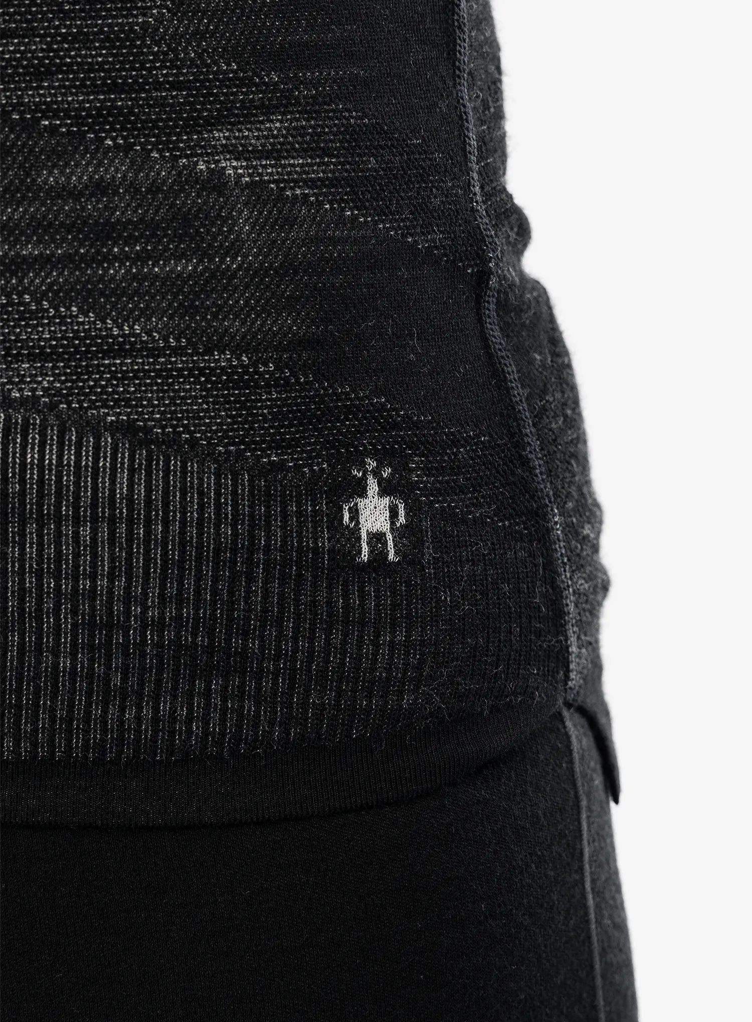 Hanorac femei Smartwool Intraknit Merino 200 Crew - black/white