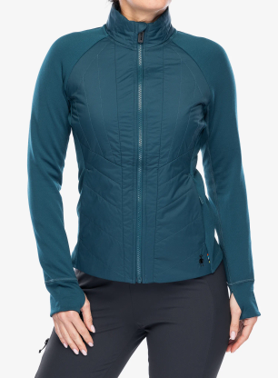 Geaca hibridă femei Smartwool Smartloft Jacket - twilight blue
