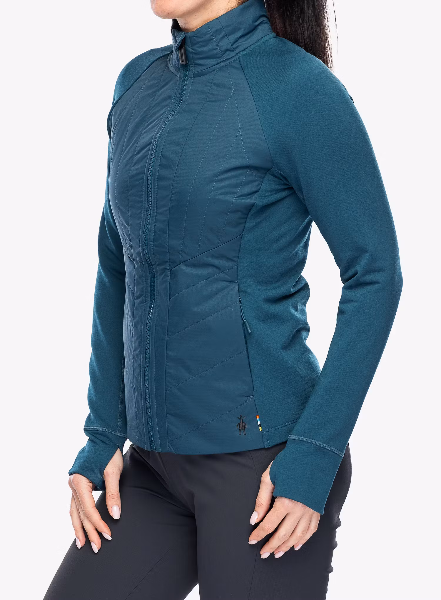 Geaca hibridă femei Smartwool Smartloft Jacket - twilight blue
