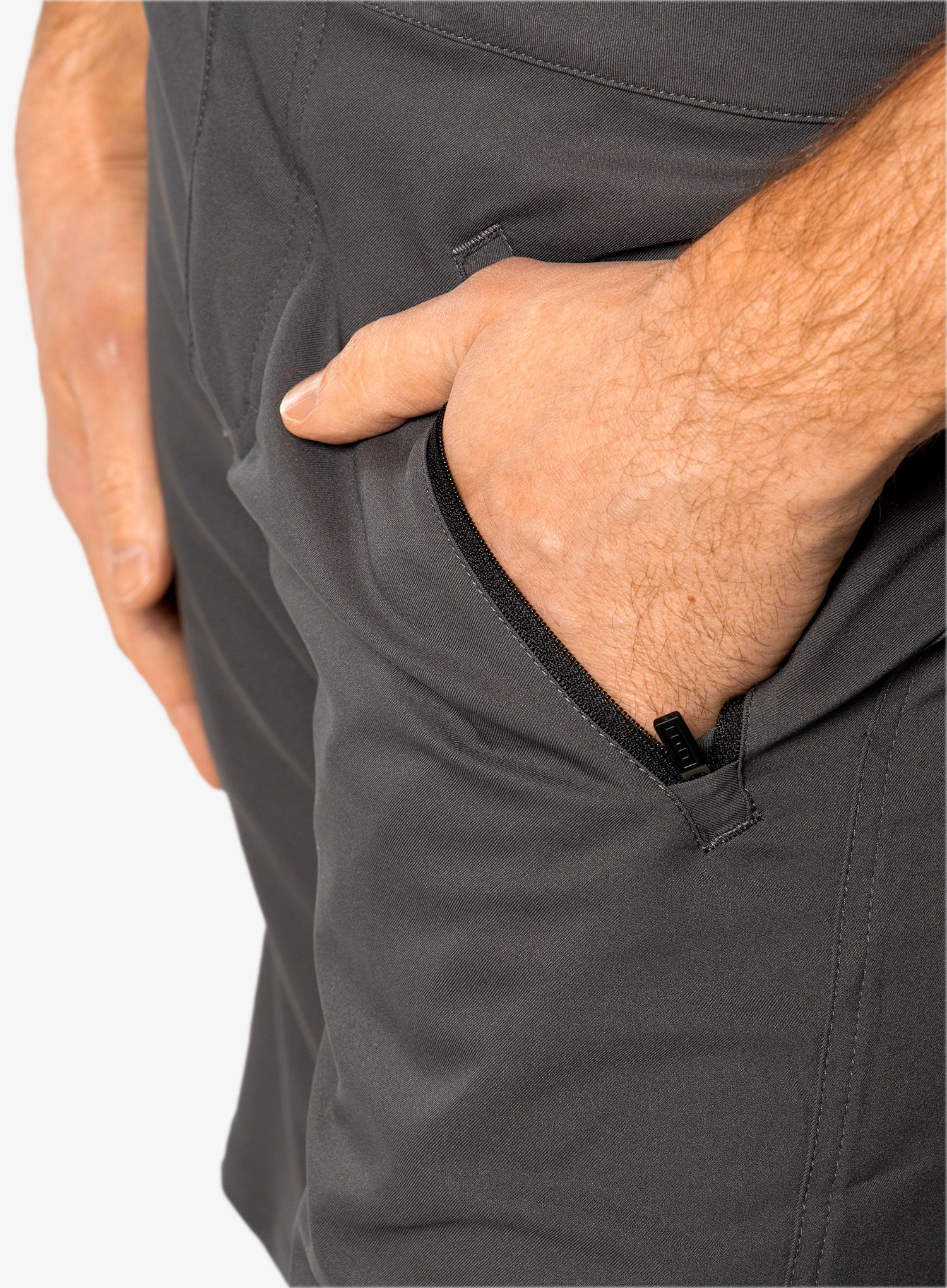 Pantaloni scurti ciclism ION Logo - grey