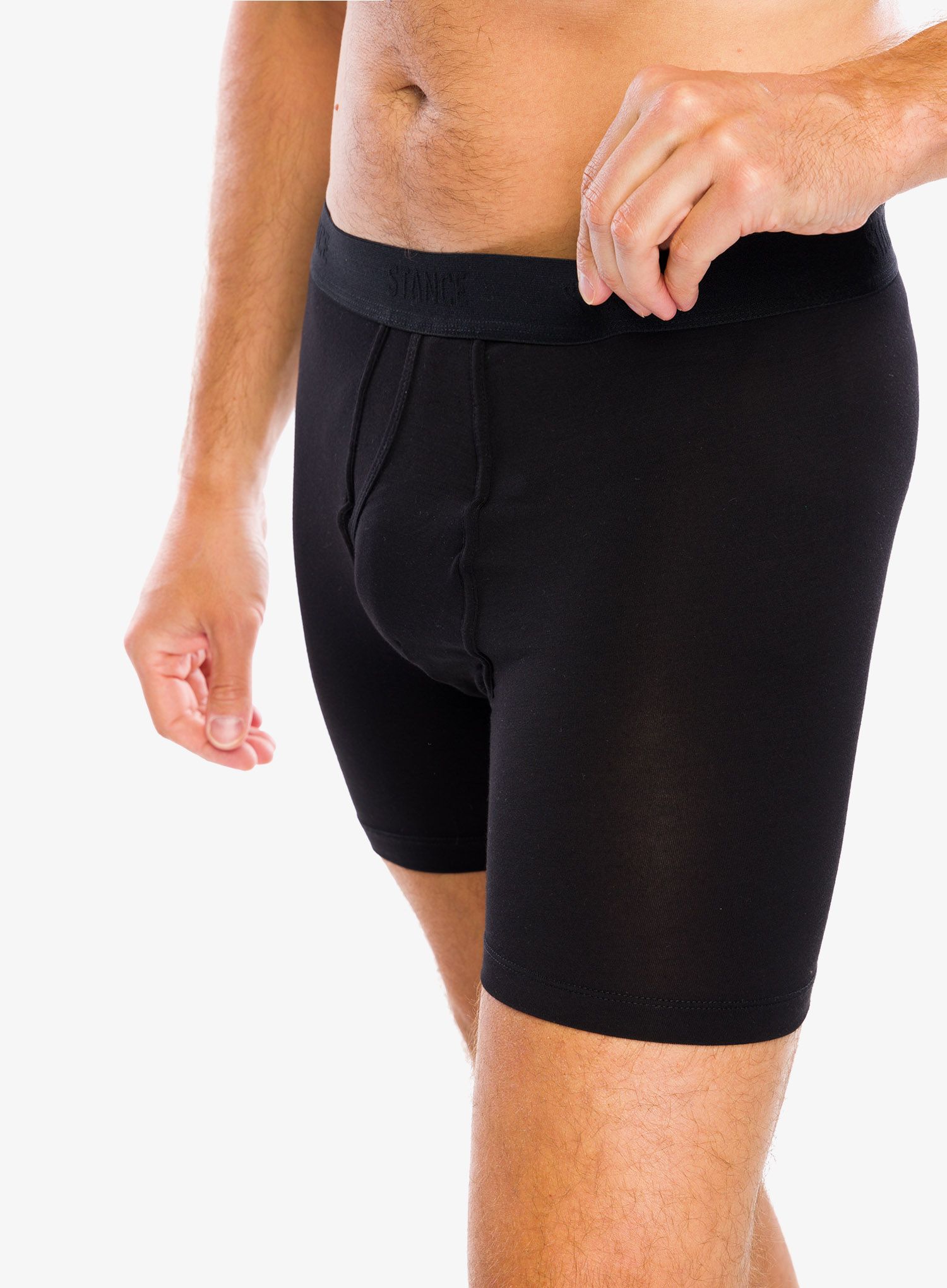 Boxeri Stance Staple St 6in - black