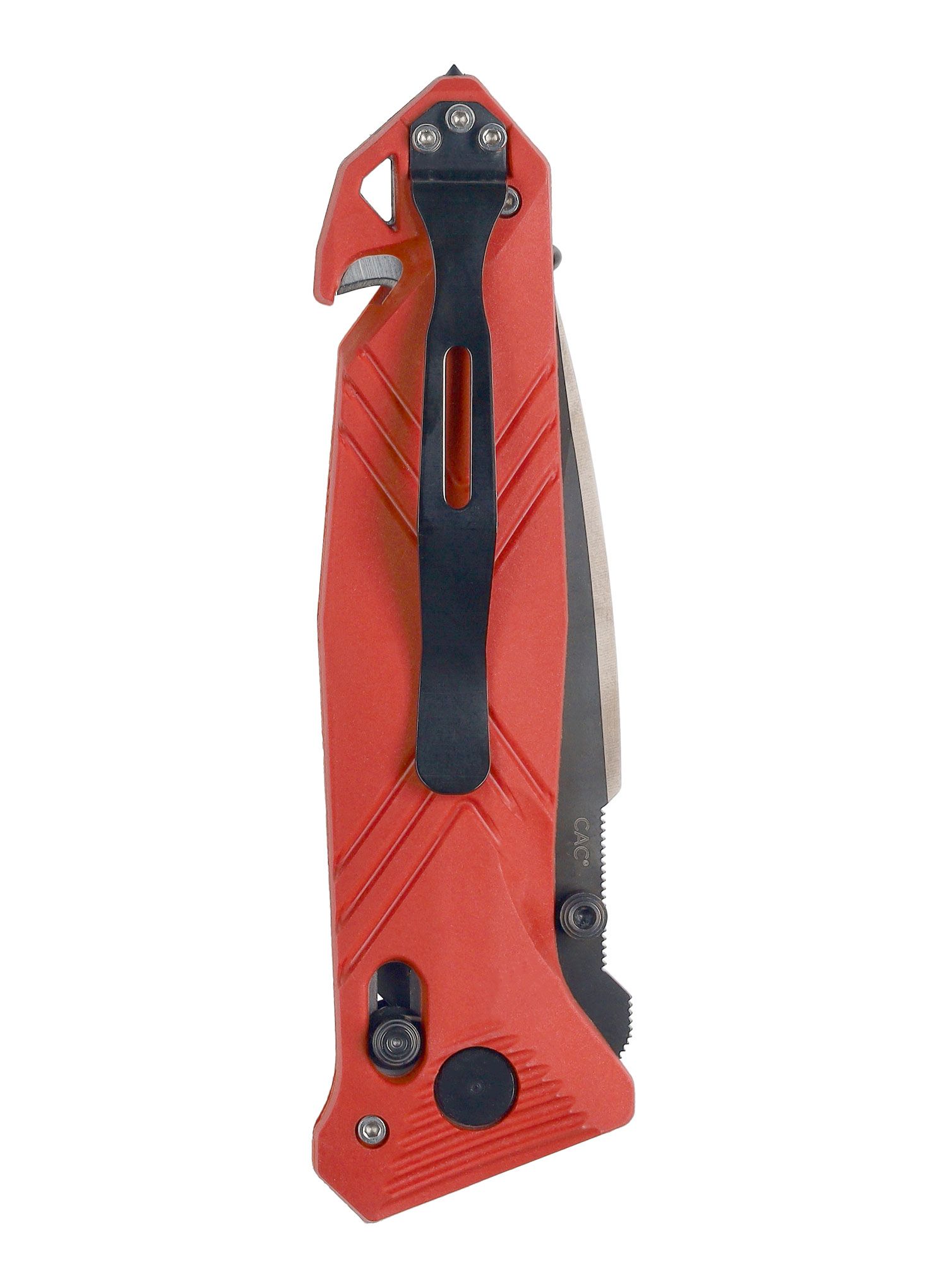 Cuțit de buzunar TB Outdoor CAC Serration - red