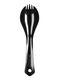 Tacâmuri de voiaj TB Outdoor Forks Spoon - black