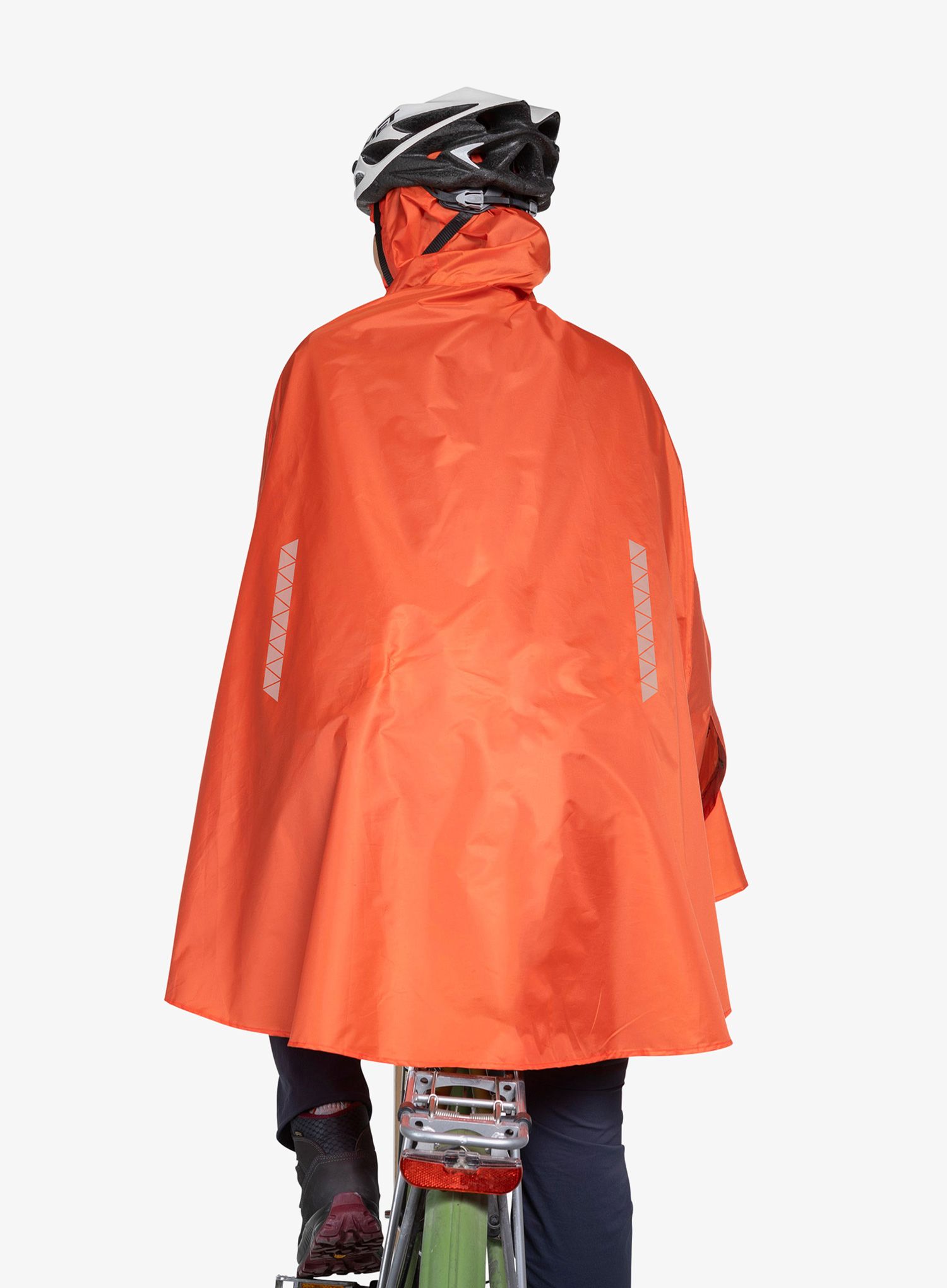 Pelerina ploaie Tatonka Bike Poncho - red orange