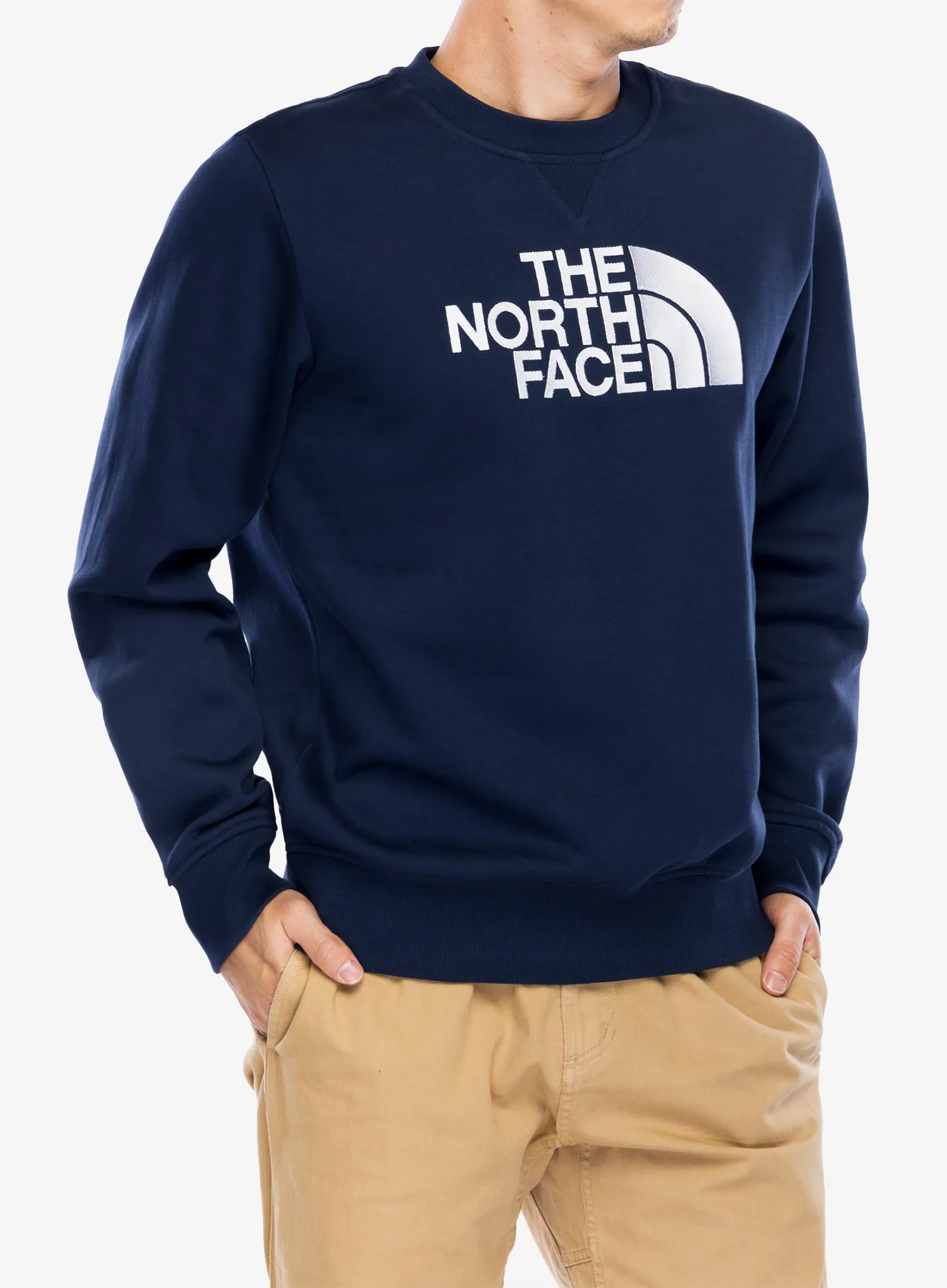 Hanorac fara gluga The North Face Drew Peak Crew - summit navy