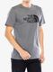 Tricou bumbac The North Face S/S Easy Tee - tnf medium grey heather