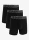 Boxeri Under Armour Performance Cotton 6 in 3-Pack Boxerjock - black/black/steel