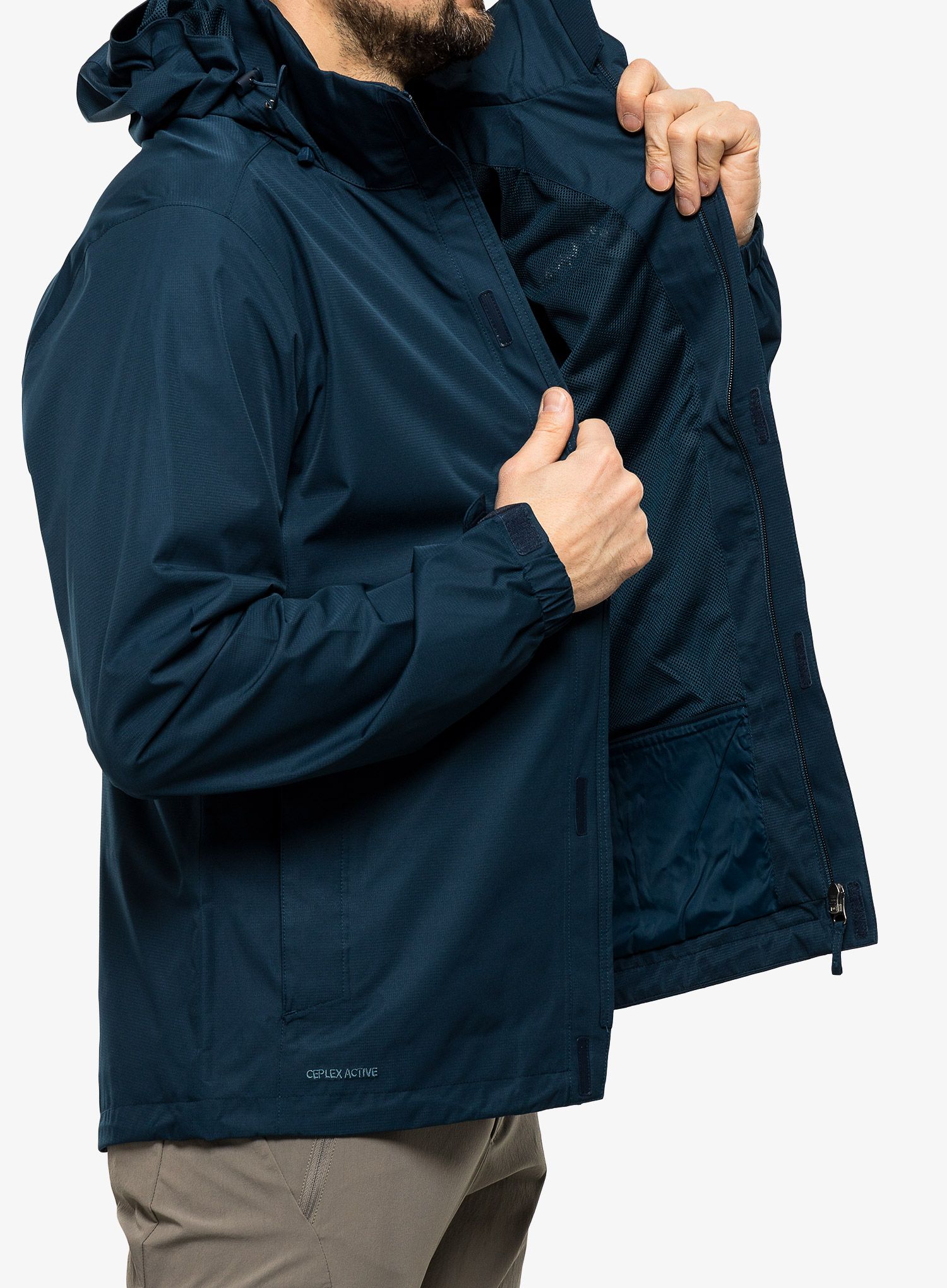 Scurta de ploaie Vaude Escape Light Jacket - dark sea uni