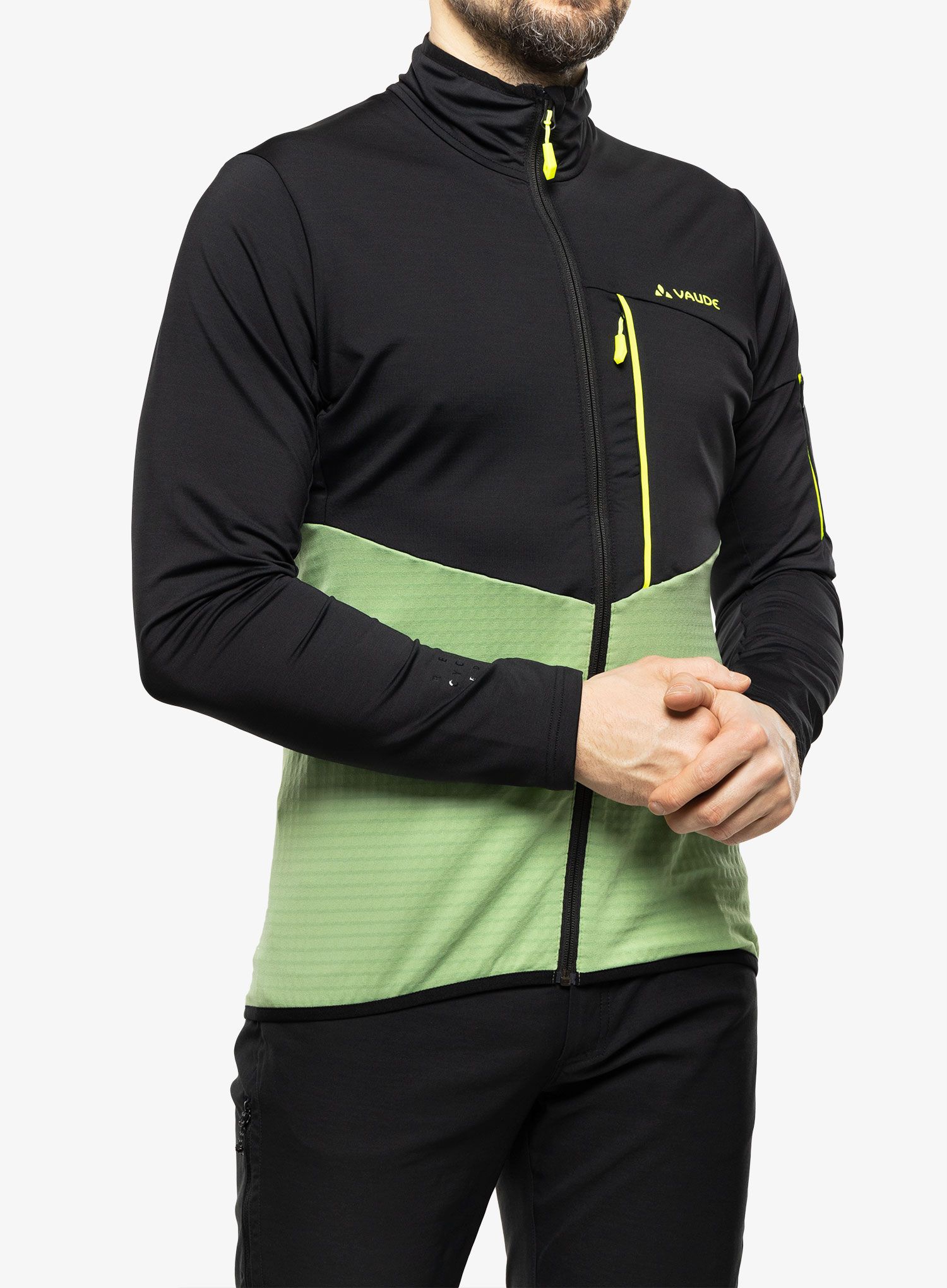 Hanorac fleece Vaude Scopi Fleece Jacket - willow green