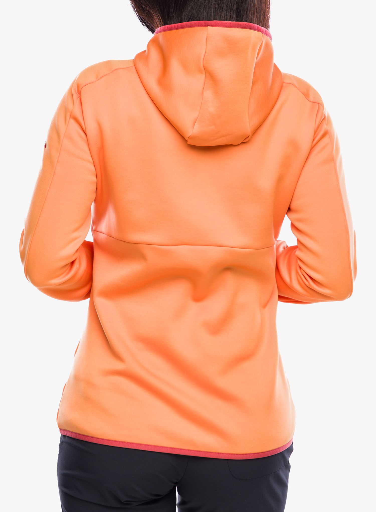 Fleece femei Vaude Valsorda Fleece Hoody - sweet orange