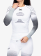 Bluza de corp femei X-Bionic Invent Fx Shirt LS - x white/grey/light grey