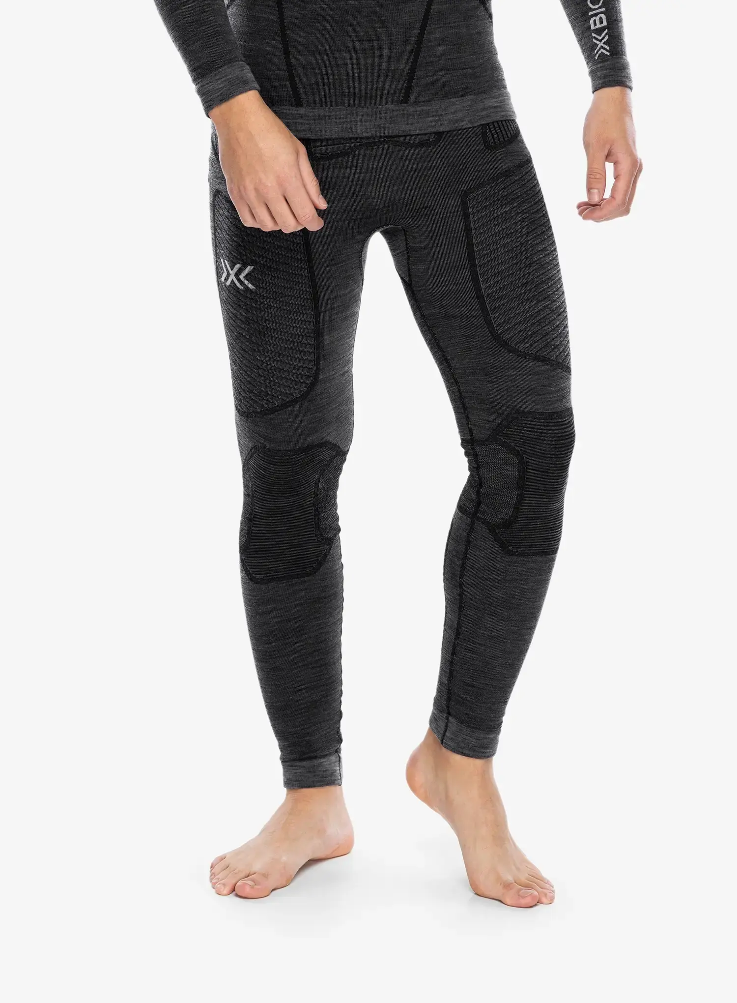 Colanti barbati X-Bionic Symbio Merino Pants - rhino grey