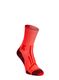 Sosete de alergare X-Socks Trailrun Perform Crew - fluo red/namib red