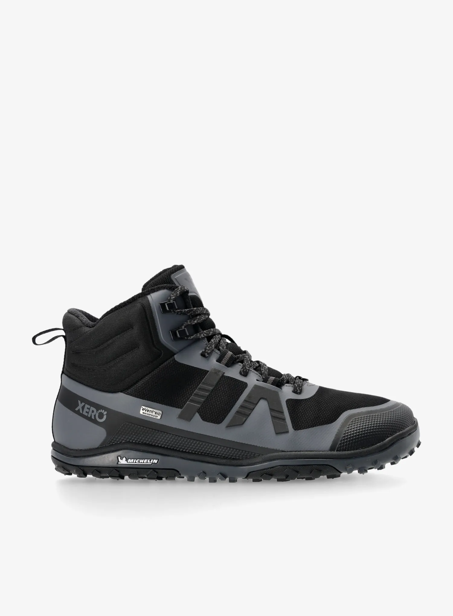 Pantofi outdoor Xero Shoes Scrambler Mid II WP - black/asphalt